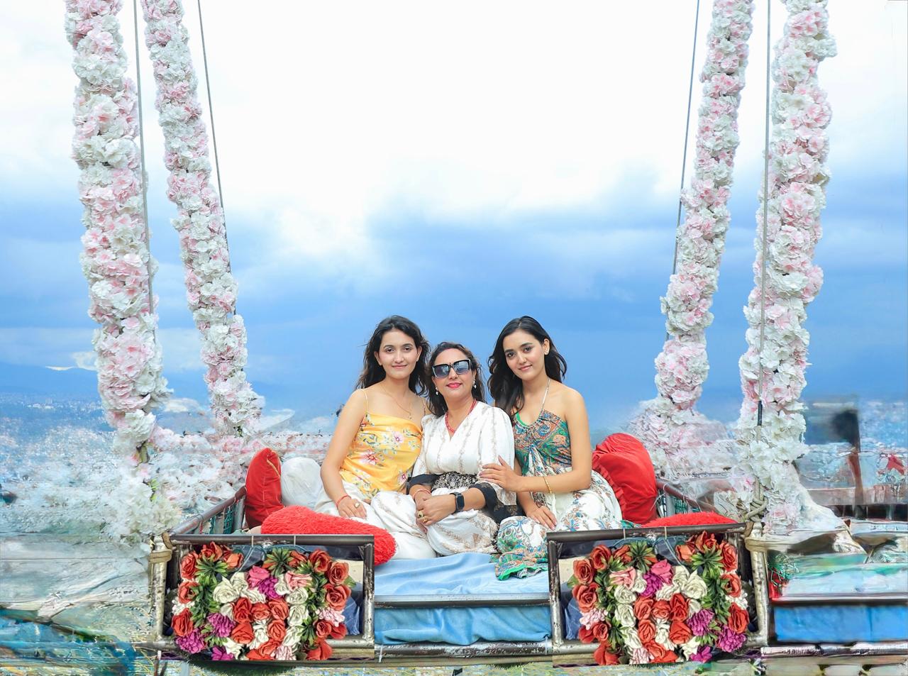 Family Swing at Vista Luxurious Resort & Fun Park in Bhedetar